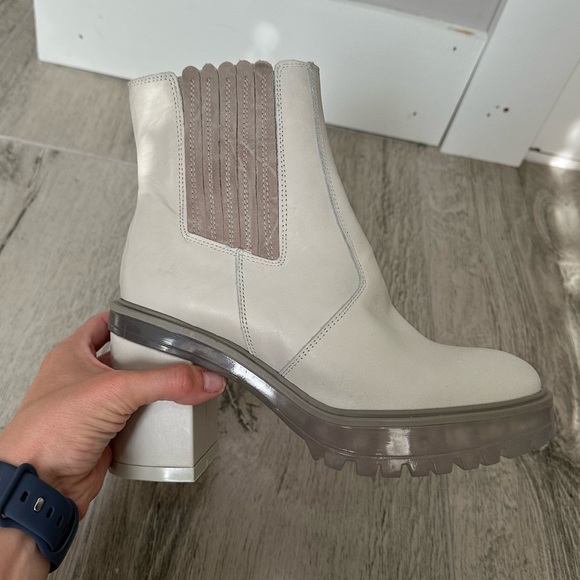 Free People James Ice Leather Chelsea Boots - Picture 5 of 16